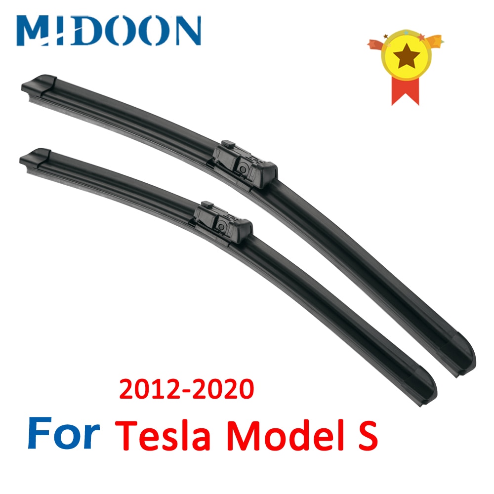 

Щетки стеклоочистителя MIDOON LHD для переднего стеклоочистителя Tesla Model S 2012-2020, лобовое стекло, переднее стекло, 28 дюймов + 17 дюймов