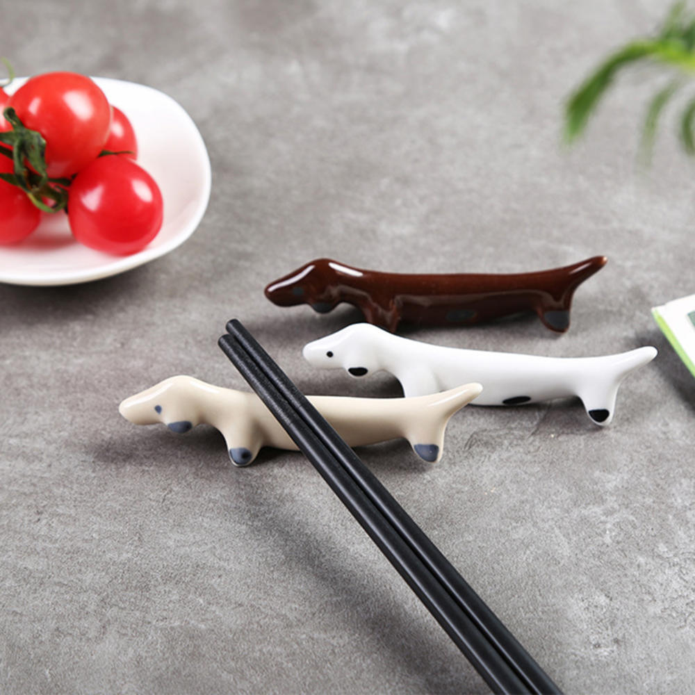 

Держатель для палочек для еды керамический dachshund