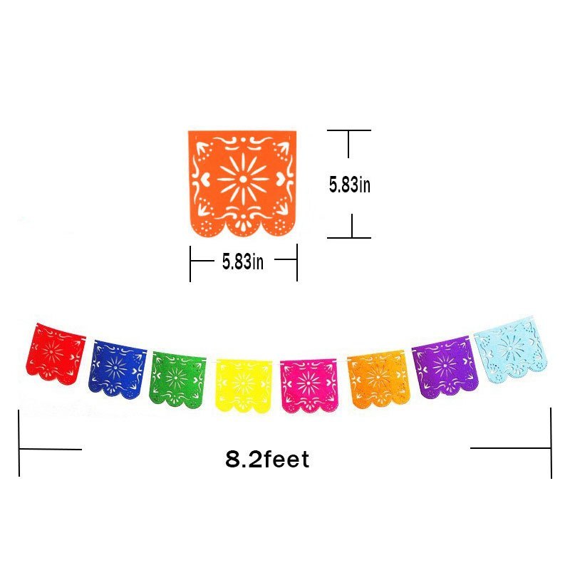 

Мексиканский баннер Papel Picado для вечеринки