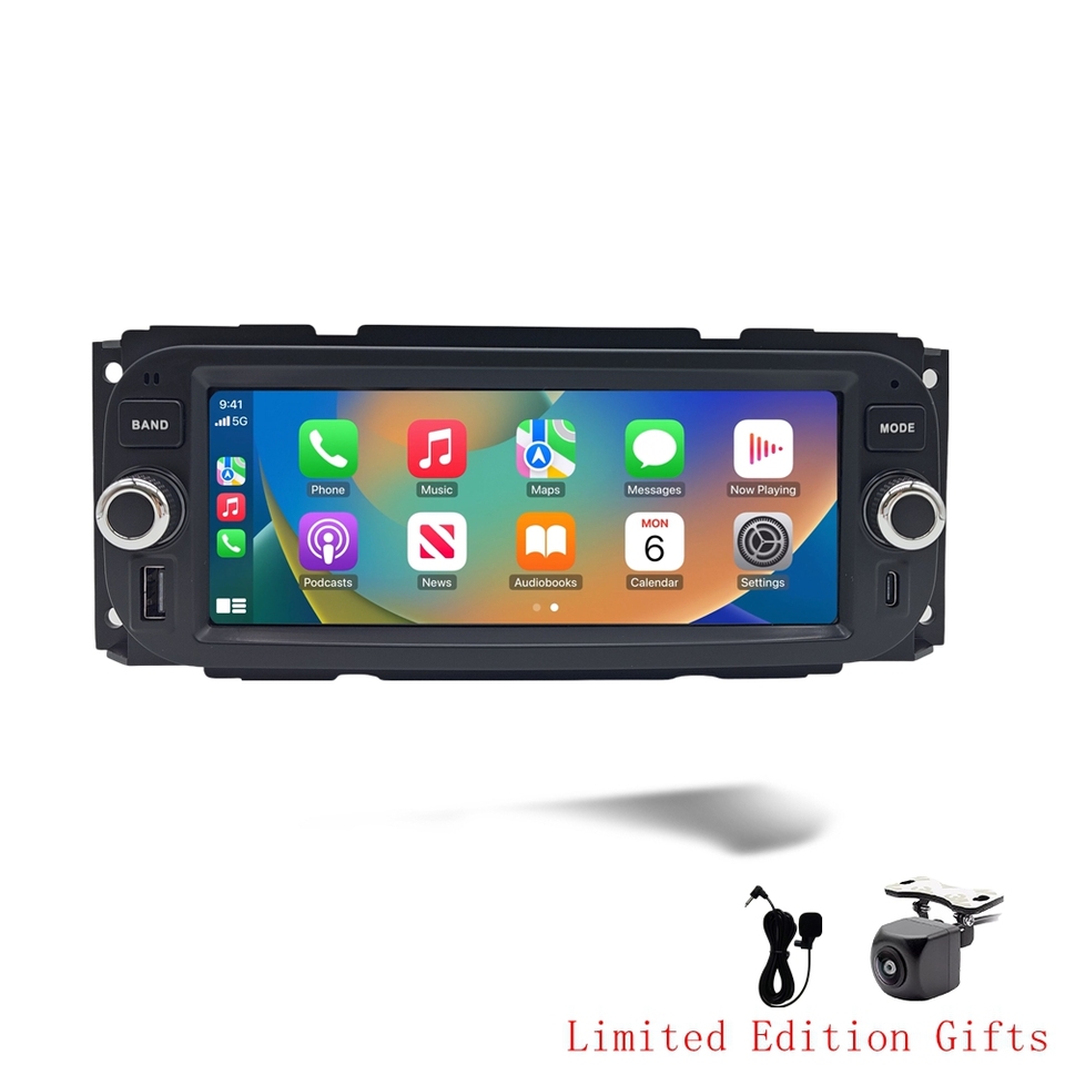

Автомобильный радиоприемник HMG Android для JEEP Grand Cherokee Liberty Wrangler Chrysler 2002-2006, навигационный видеоплеер, WIFI, GPS, AUTO Carplay
