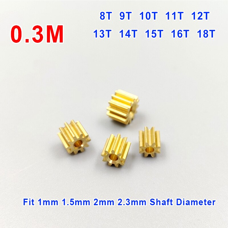 

Модуль 0,3 M 8T 9T 10T 11T 12T 13T 14T 15T 16T 18T зубцы металлический медный латунный редукторный двигатель шпиндель подходит для вала 1 мм 1,5 мм 2 мм