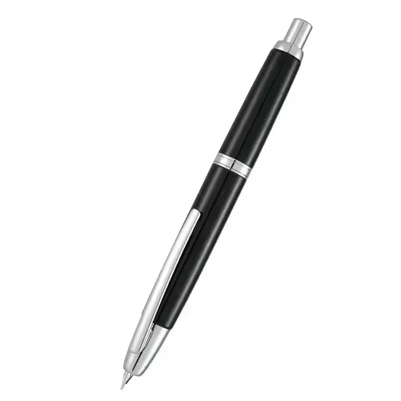 

Новая перьевая ручка JINHAO 10, выдвижное перо EF/F, металлическое матовое черное с зажимом, конвертер чернил для письма, подарки для студентов