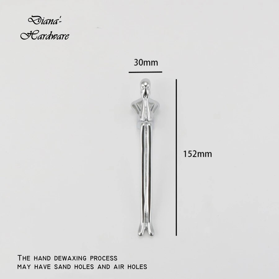 

Серебряная ручка для мебели Thinker из латуни Diana's-Hardware