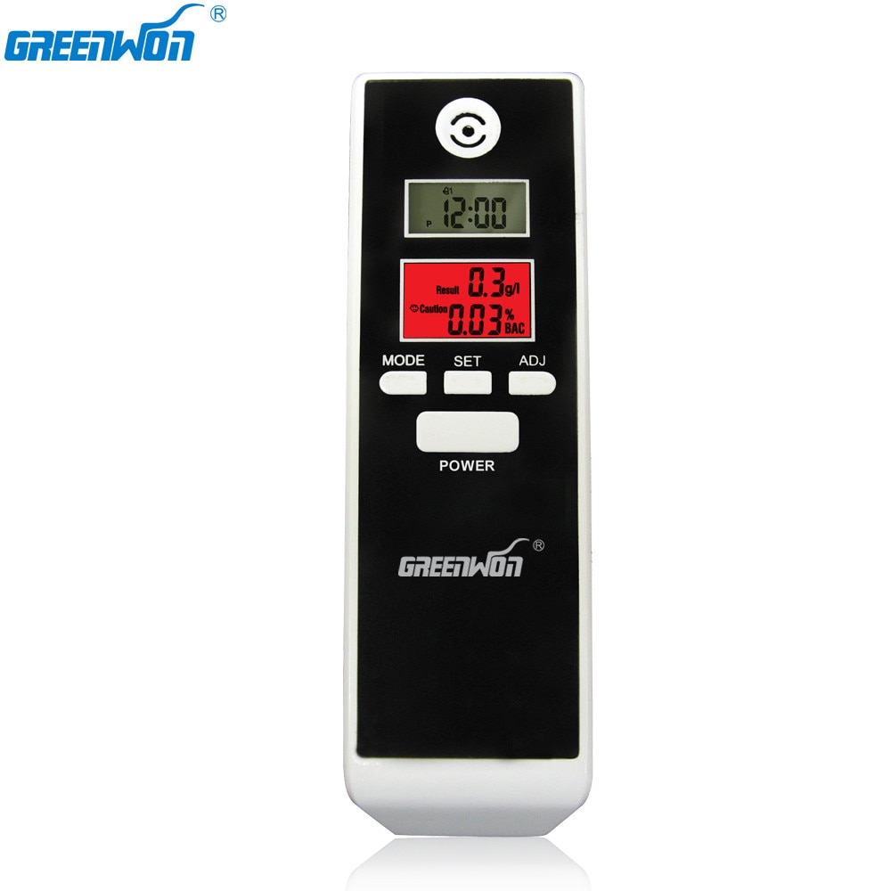 

Тестер алкоголя GREENWON с двойным дисплеем