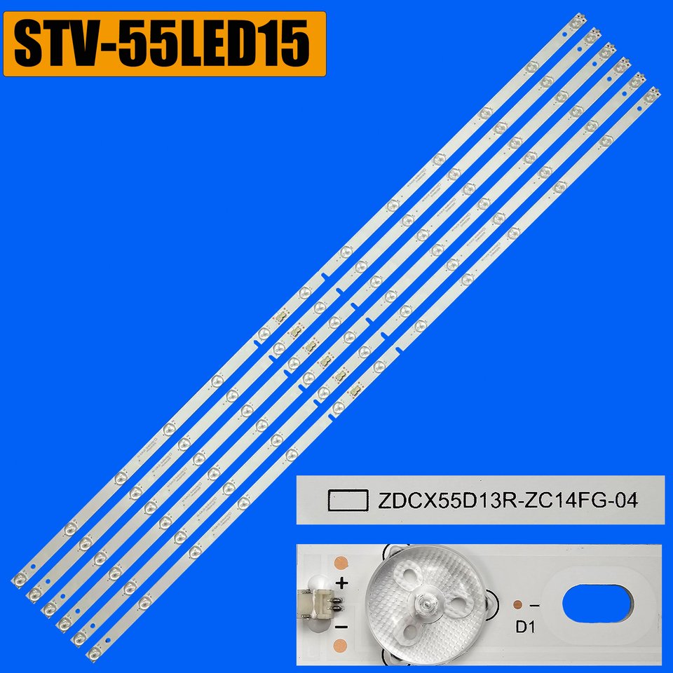 

Светодиодная лента подсветки ZDCX55D13L-ZC14FG-04 LE5528/4K