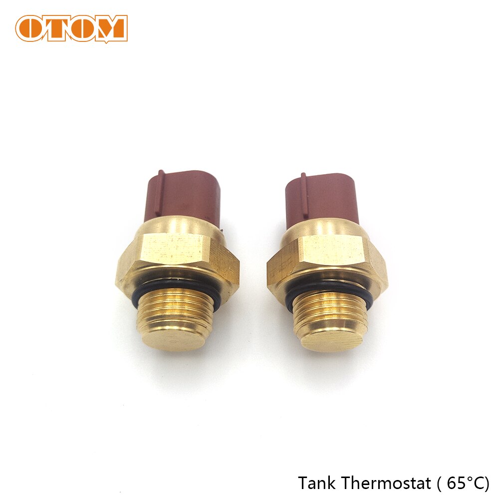 

Электрический радиатор охлаждающей жидкости OTOM 2 шт, термостат для воды, датчик температуры для KTM, HONDA, YAMAHA, SUZUKI, KAWASAKI