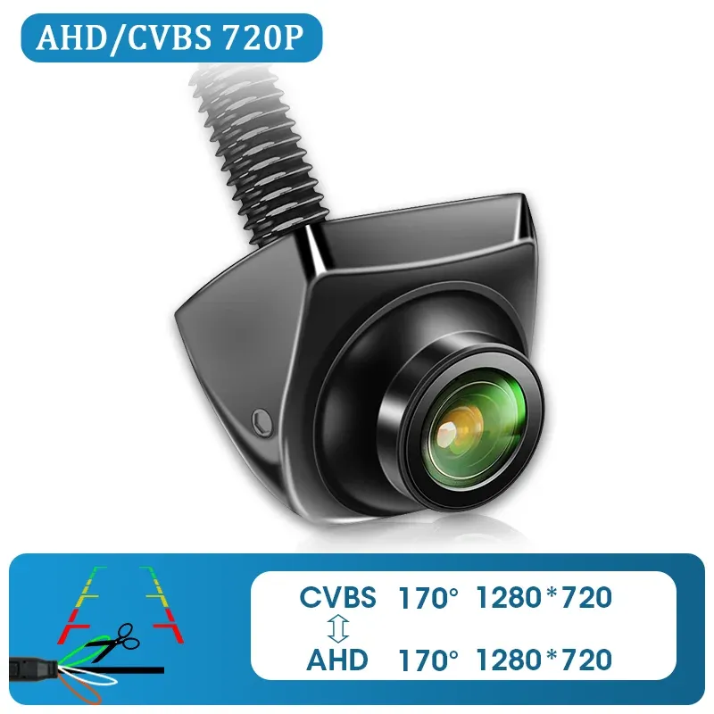 

AHD 1920x1080P CVBS Ночное Видение 12 В IP68 водонепроницаемый объектив 170 градусов рыбий глаз HD Автомобильная резервная камера заднего вида