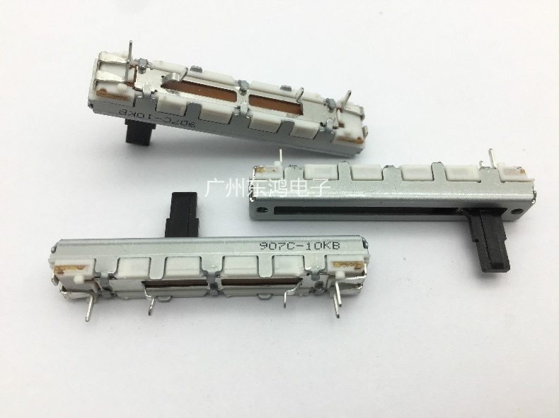 

Alps rs30111ac00v прямой скользящий потенциометр 4,5 см b10k одинарная длина вала 10 мм