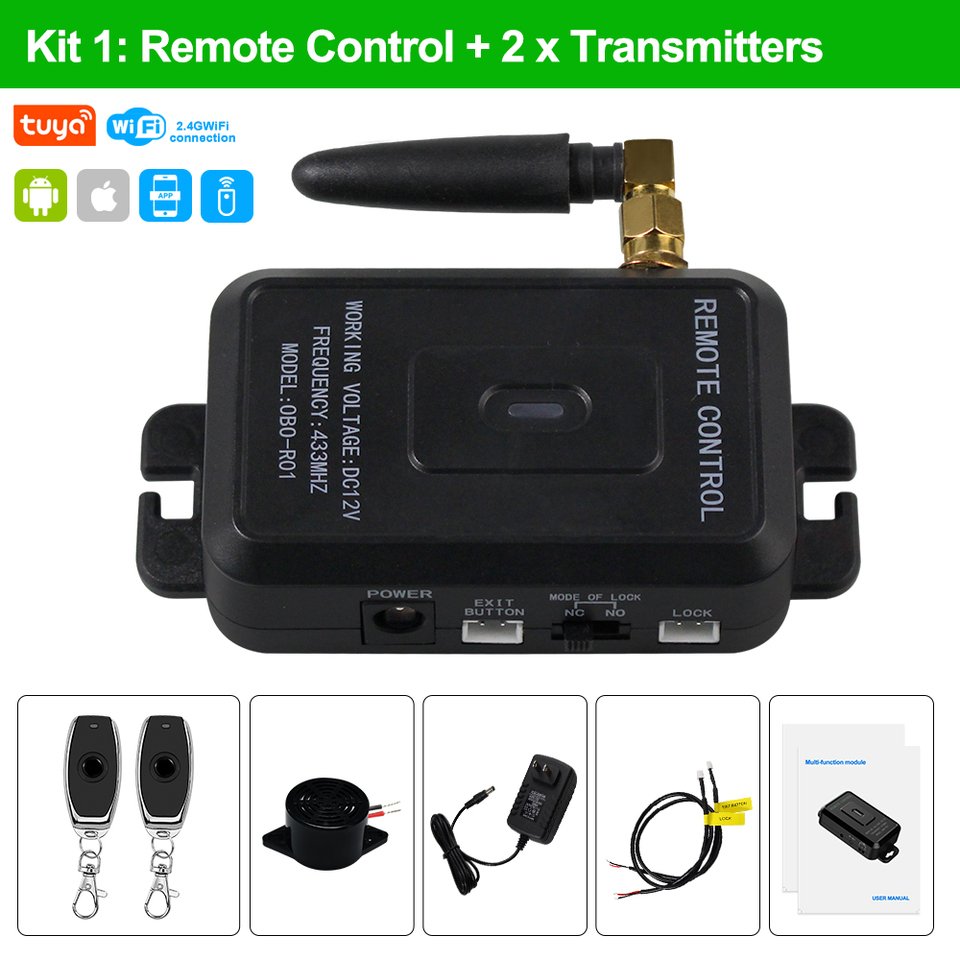 

Беспроводной электронный замок для двери OBO HANDS OBO-R01 TUYA Kit