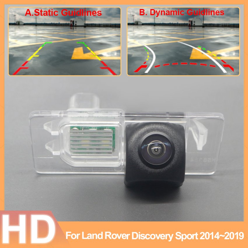 

Камера заднего вида для Land Rover Discovery Sport 2014 ~ 2017 2018 2019 HD CCD камера ночного видения камера заднего вида резервная парковочная камера