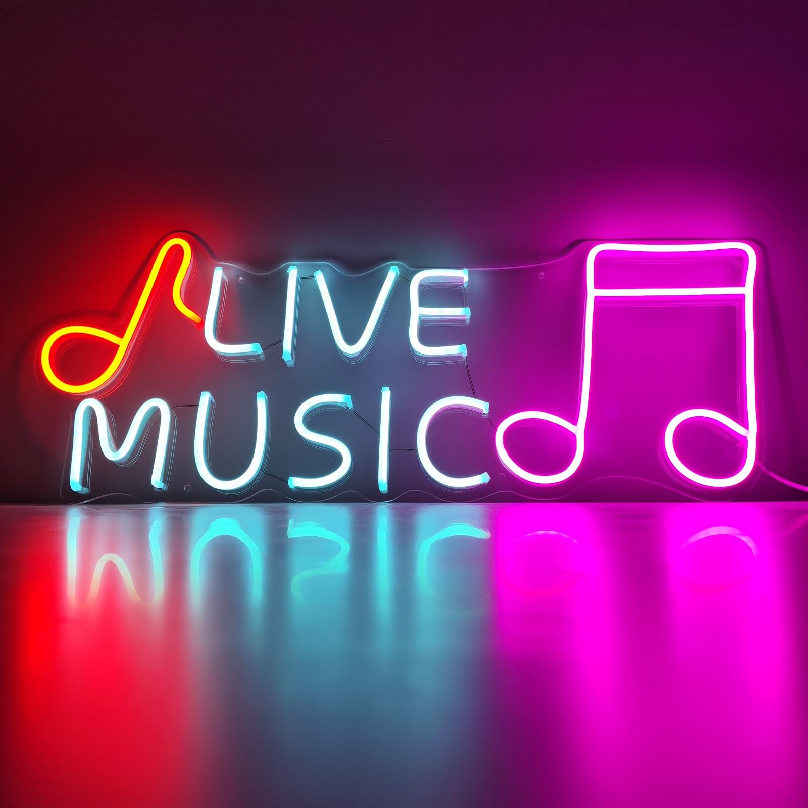

Неоновая лампа Live Music
