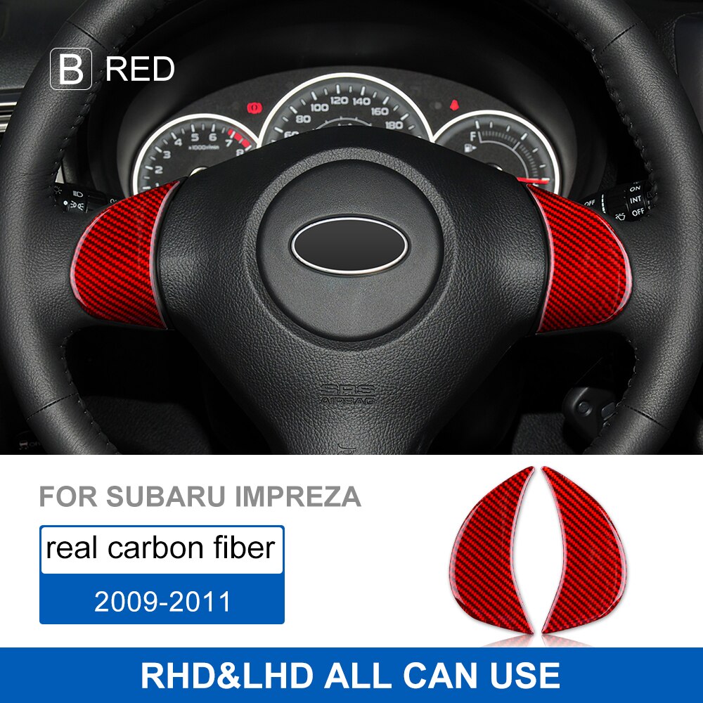 

Настоящая мягкая наклейка из углеродного волокна для Subaru Impreza 2009 2010 2011, кнопки на руль автомобиля, рамка, аксессуары для внутренней отделки