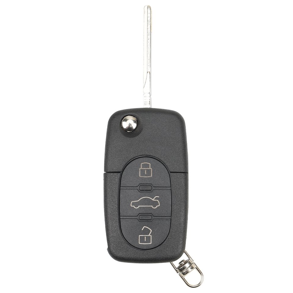 

Лео для Audi A2 A3 A4 A6 A8 TT с чипом ID48 флип-ключ дистанционного управления 4D 0837231 A/N/M/K/E необрезанное лезвие HU66.
