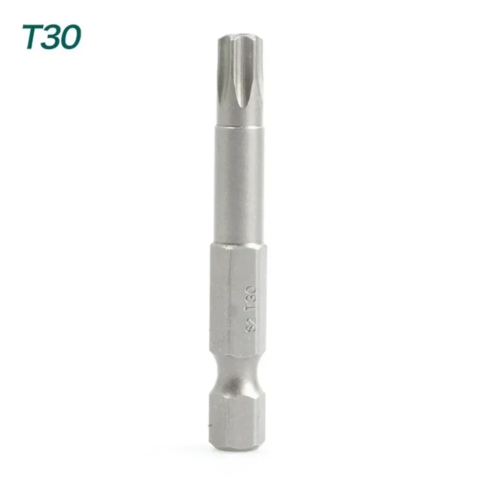 

1 шт. 50 мм отвертка Torx с отверстием T5 Torx T7 T15 T20 T25 T27 T30 1/4 дюйма с шестигранным хвостовиком, электрическая отвертка со звездой, набор бит