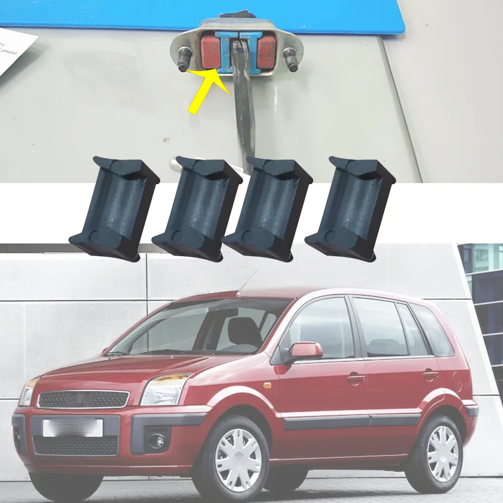 

4X для Ford Fusion 2001 2002 2003 2004 2005 2006 2007 2008 - 2012 ремешок для проверки автомобильной двери комплект для ремонта заглушка амортизирующий зажим пластмасса