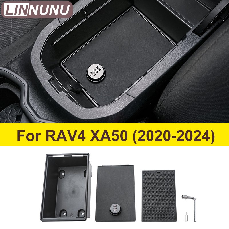 

LINNUNU подходит для TOYOTA RAV4 XA50 2020 2021 2022 2023 автомобильный подлокотник с замком под давлением