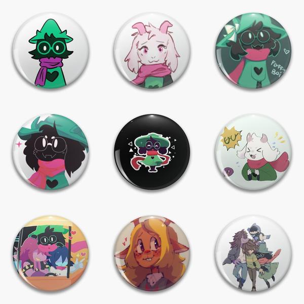 

Металлическая булавка Ralsei Deltarune
