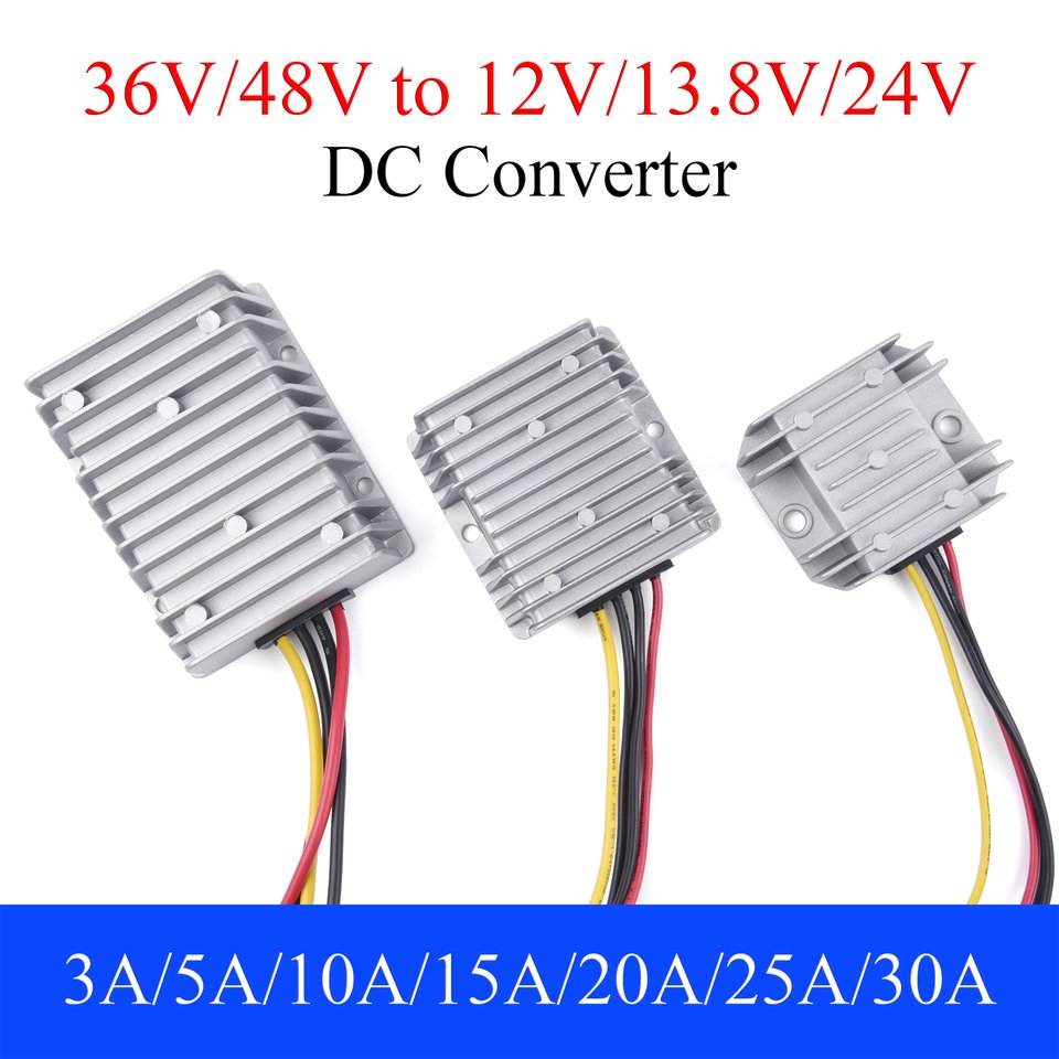 

LYNNDM Конвертер DC/DC 36V/48V в 12V/13,8V/24V 3A-30A