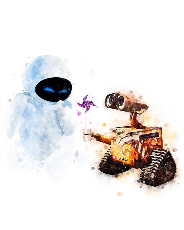 

Картина Disney Wall-E и Ева на холсте