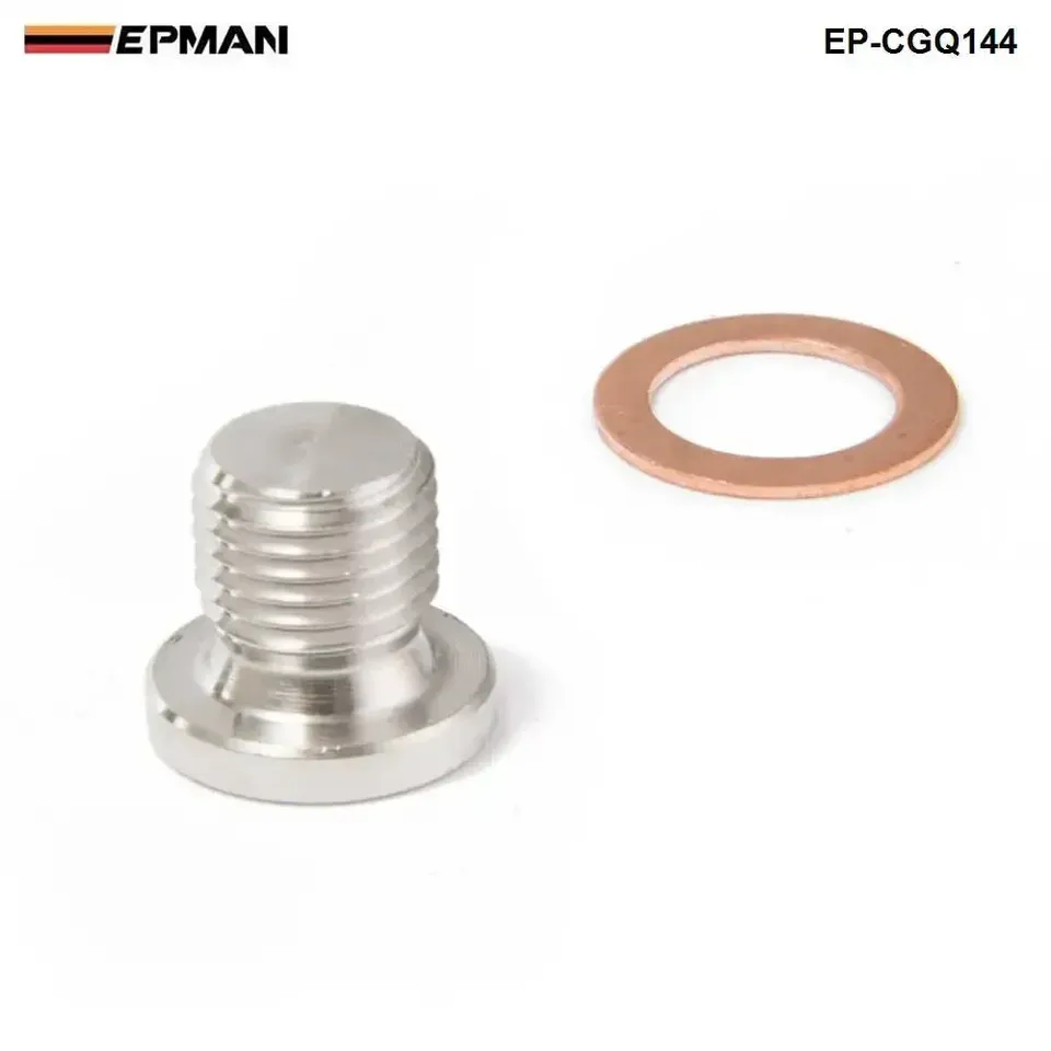 

EPMAN Нержавеющая сталь Внутренняя шестигранная головка M12x1,25 Фитинг для труб Универсальная заглушка для автомобилей, автомобилей, велосипедов, мотоциклов EP-CGQ144