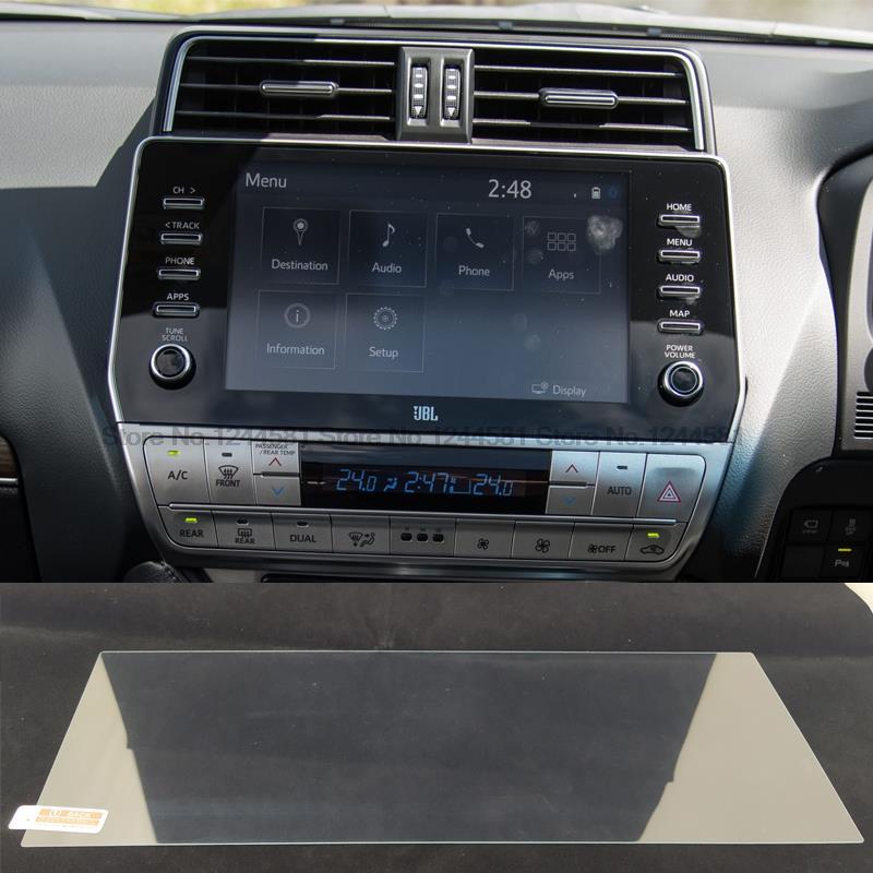 

Защита экрана из закаленного стекла для Toyota Land Cruiser Prado 2021, 9 дюймов, автомобильный радиоприемник, GPS-навигатор, экран дисплея с управлением