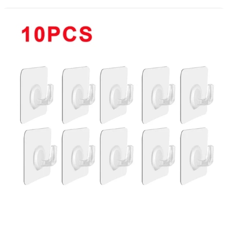 

HARKO Прозрачные настенные крючки 10 шт