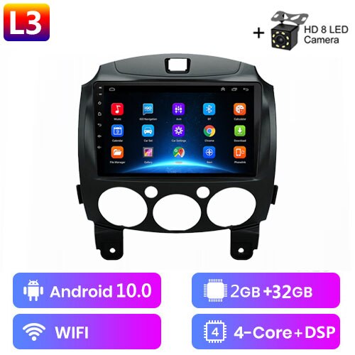 

Автомобильный Android-радио, мультимедийный плеер для MAZDA 2 Mazda2 2007 2008 2009 2010 2011 2012 2013 2014 GPS Navi 2din 2 din, авторадио