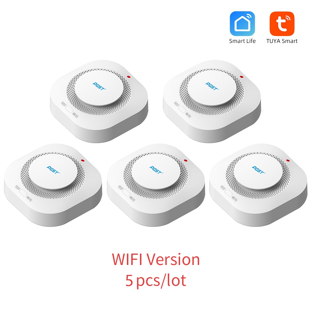 

Умный детектор дыма SmartLife Mini — пожарный датчик Wi-Fi для защиты дома с функцией Tuya