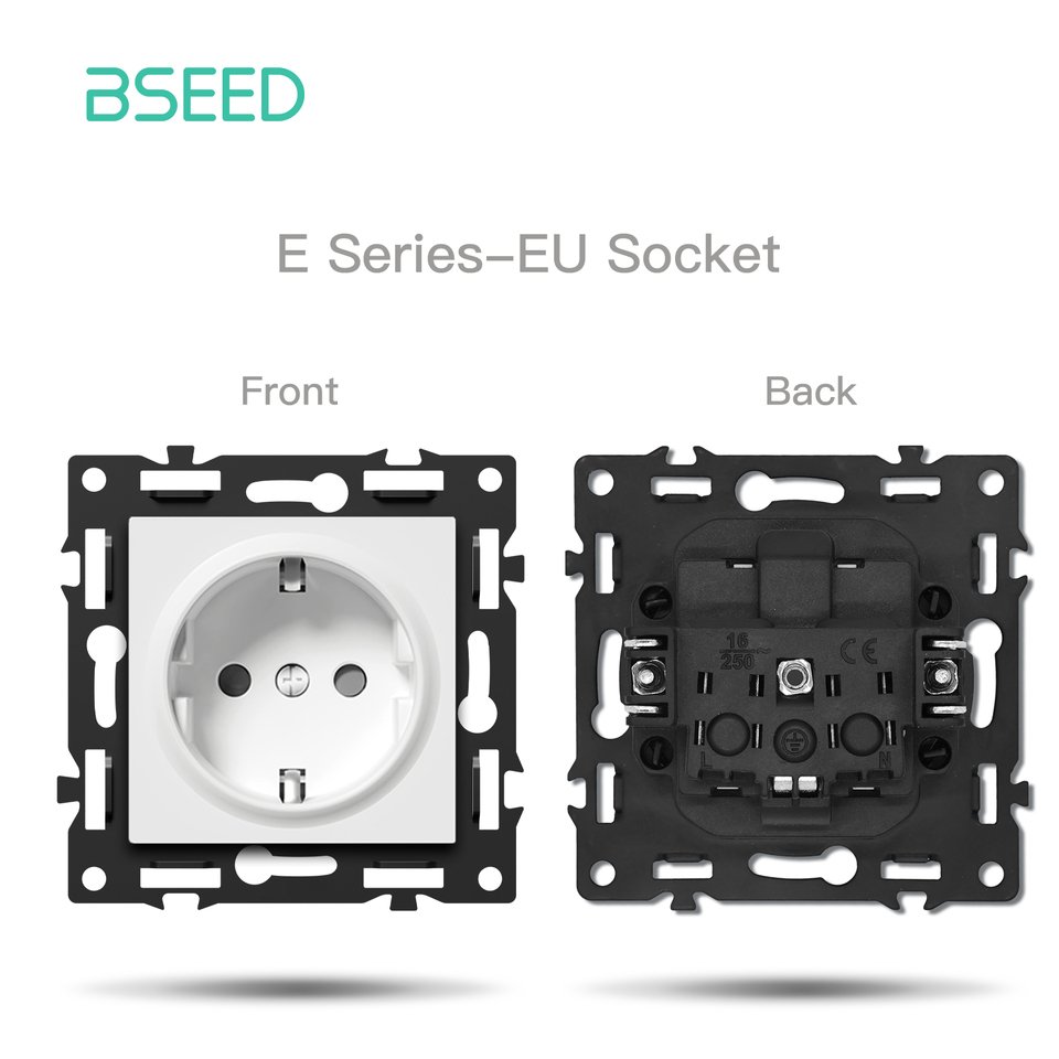 

Модули переключателя касания BSEED WIFI, детали умного выключателя света, белая стеклянная рамка, комбинированные настенные розетки «сделай сам», USB-ключ для зарядки, серия E
