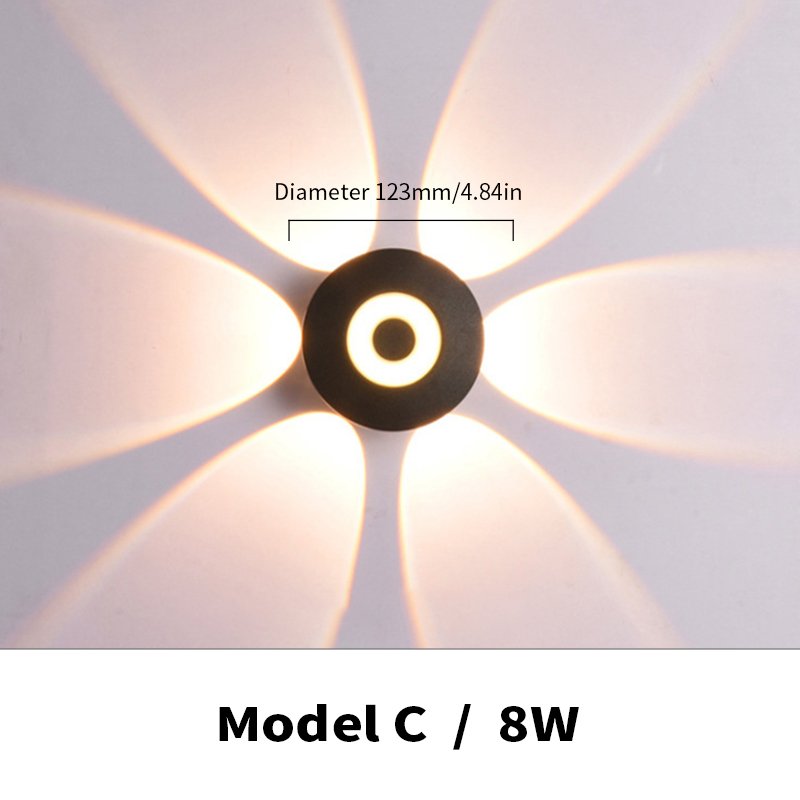 

LED настенные светильники черного цвета