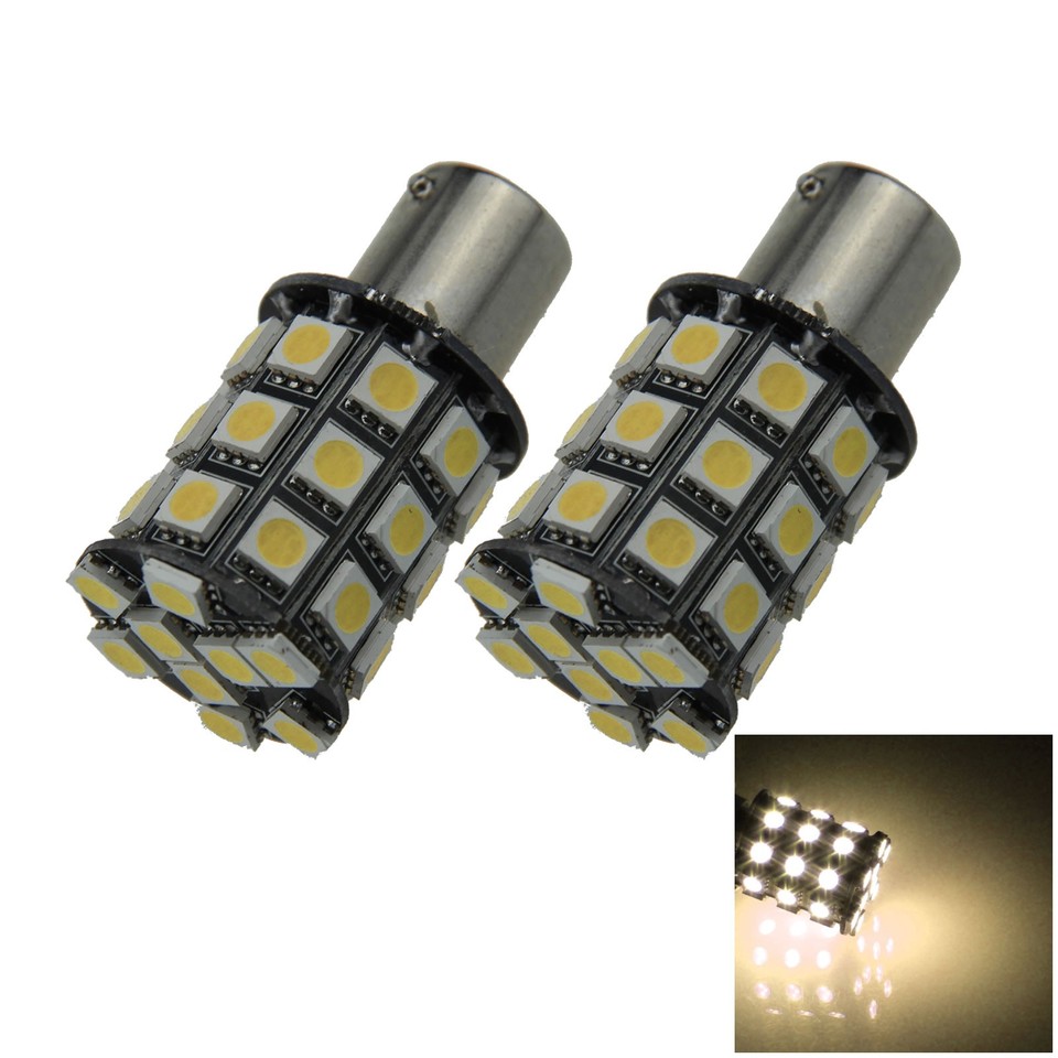 

2x теплый белый RV 1156 боковая лампа, маркерная лампа, 36 излучателей, 5050 SMD, светодиодный 1129 3497