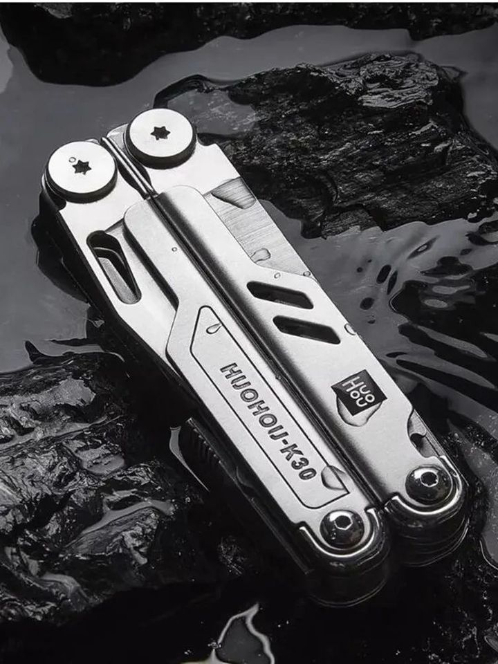 

Многофункциональный Складной Нож HuoHou K30 Pro 18-в-1, Портативный EDC-инструмент С Плоскогубцами