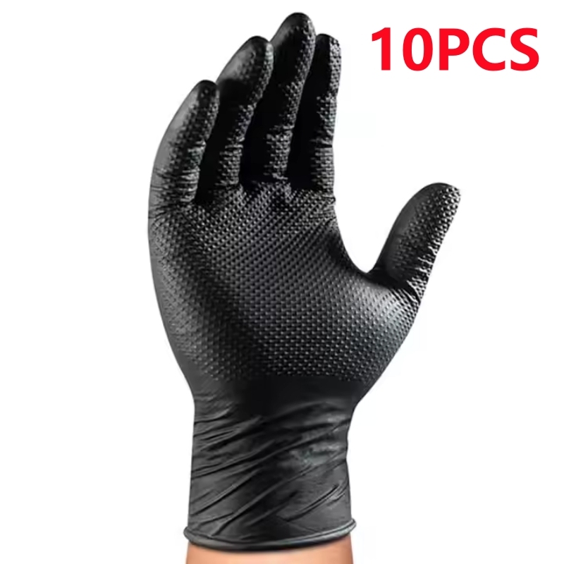

YUMARCH Черные Нитриловые Перчатки Heavy Duty Disposable Gloves