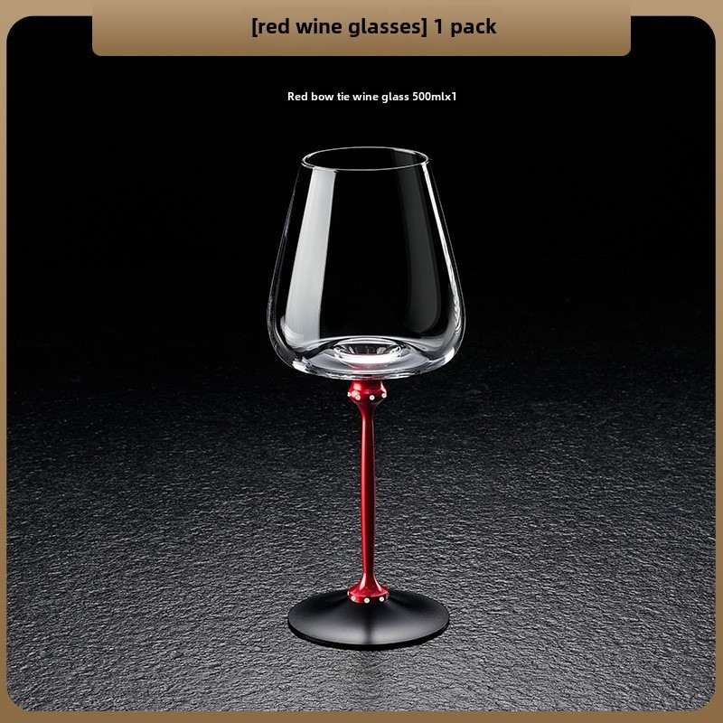 

High Speed Rotating Red Wine Glass Handmade High-End Crystal Glass Banquet Wedding Barware