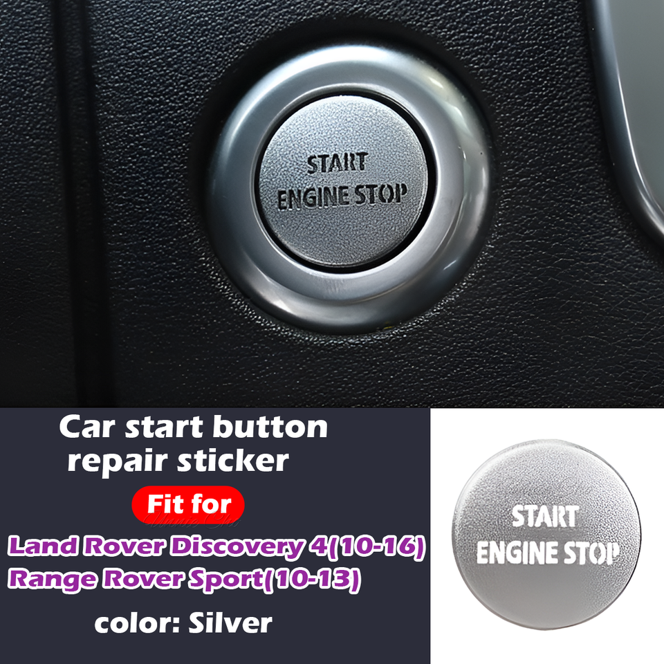 

Для Range Rover Sport L320 кнопка запуска двигателя, кнопка остановки, черная хромированная крышка кнопки зажигания для Discovery 4 Lr4 2010-2016