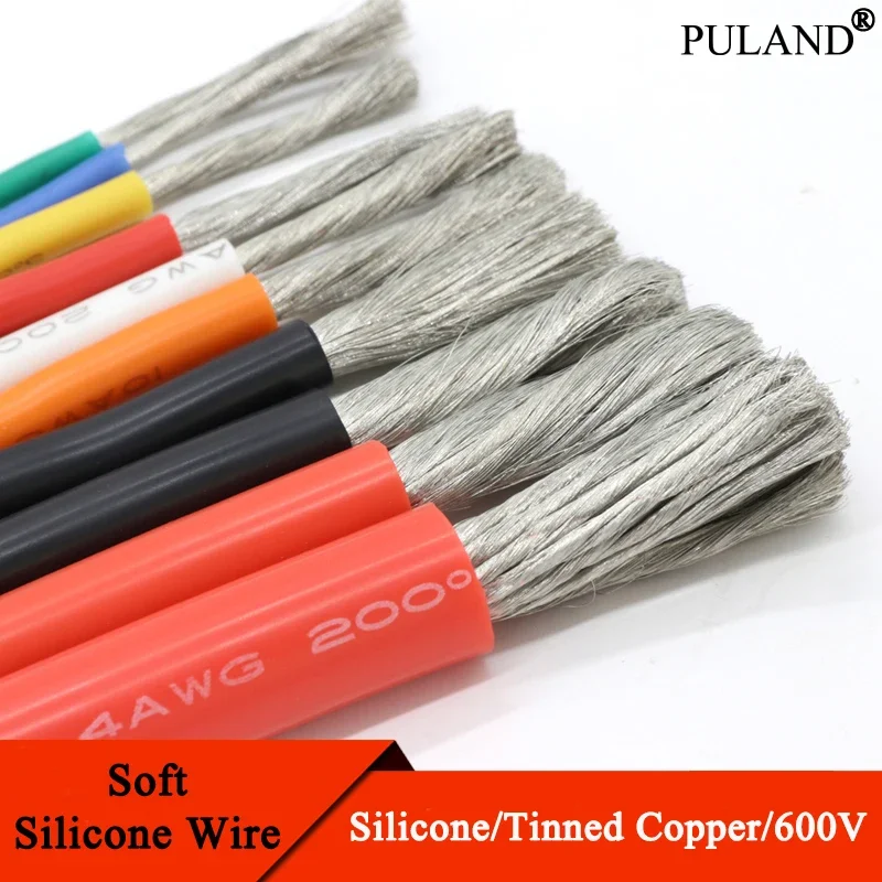 

PULAND Ультрамягкий силиконовый кабель 1/5 м AWG 30-10
