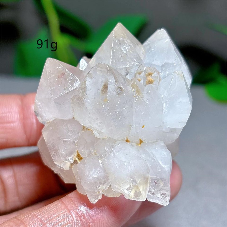 

Lotus Backbone Clear Quartz Cluster Specimen Raw Crystal Natural Stone Quartz Stone Garden Home Decoration Reiki Healing Energy