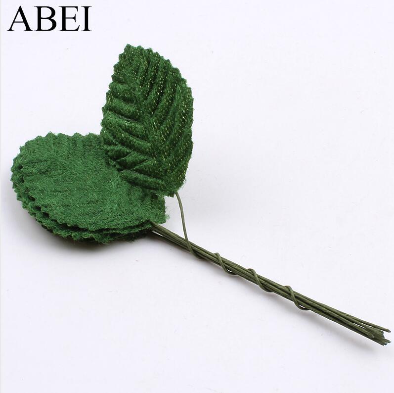 

Бархатные листья для декора ABEI