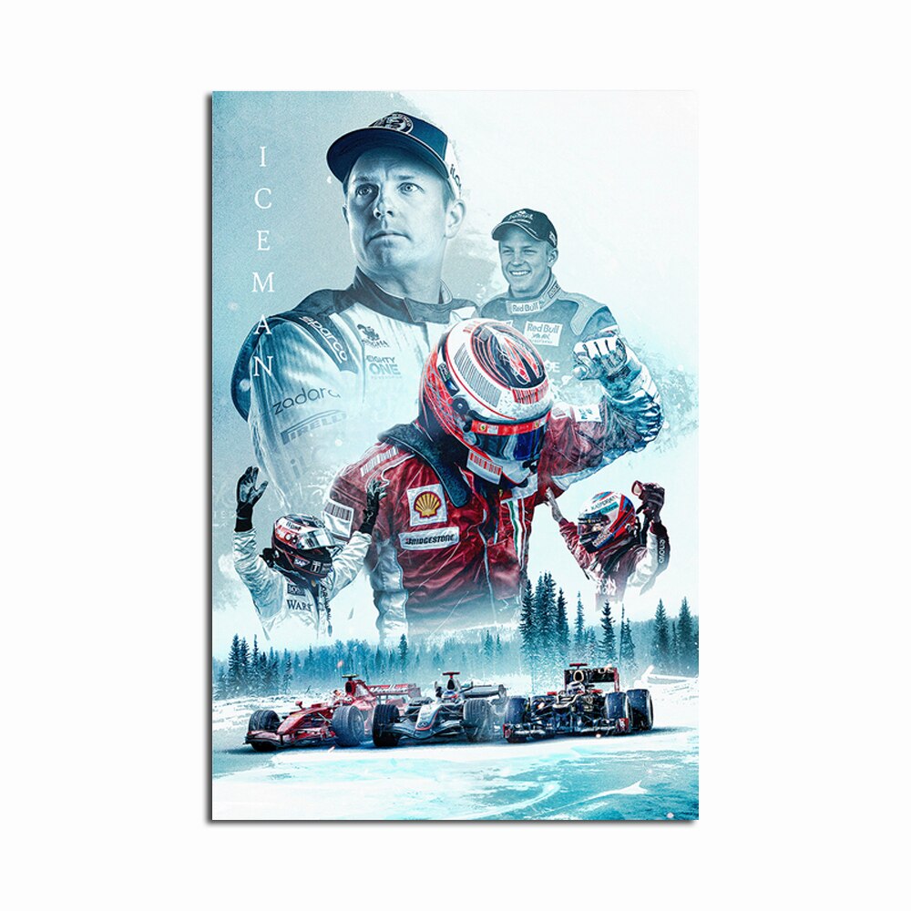 

Плакат F1 Kimi Raikkonen Iceman WeiwoArt