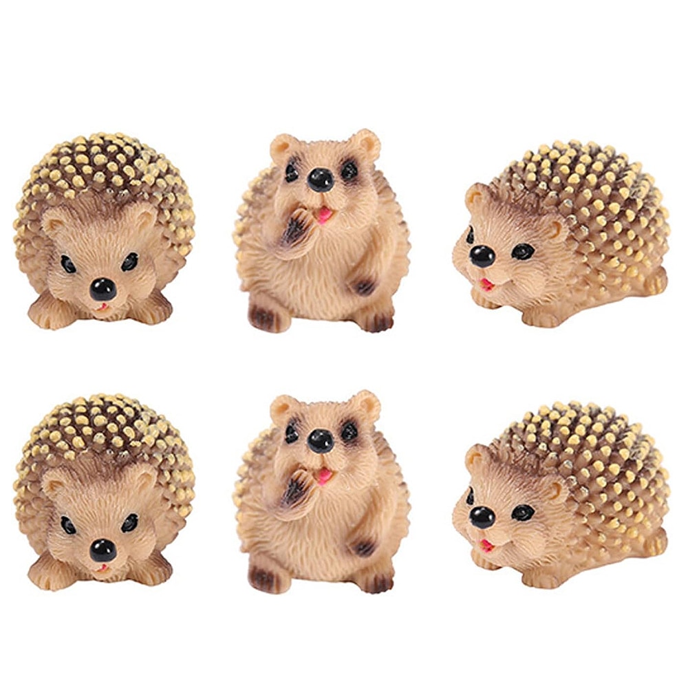 

Миниатюрные фигурки ежей из смолы