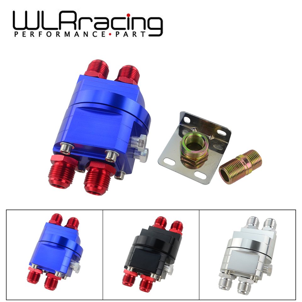 

WLR RACING-алюминиевый масляный фильтр, набор адаптеров для установки, 3/4X16 и 20X1.5 фильтр-охладитель, сэндвич-адаптер WLR6724