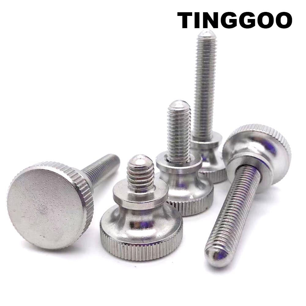 

TINGGOO Винты с накатанной головкой из нержавеющей стали М2-M10 DIN464