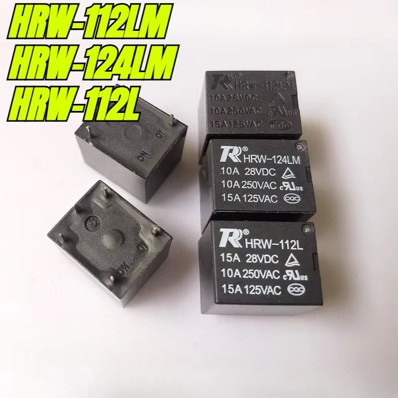 

(Совершенно новый оригинал) 1 шт./лот 100% оригинальное реле: HRW-112LM HRW-124LM HRW-112L реле для машины для молока 4 контакта 5 контактов 15A