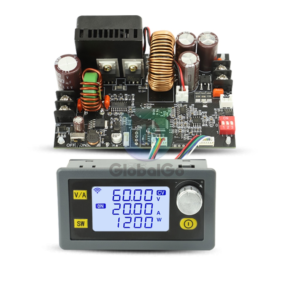 

Aideepen XY6020L Регулируемый понижающий модуль источника питания 20А/1200Вт