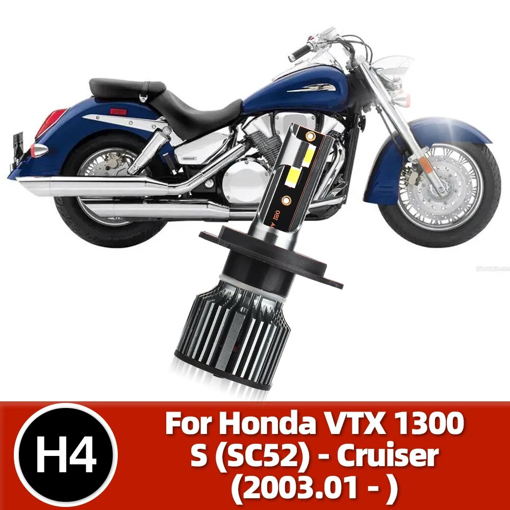 

Лампа передняя мотоциклетная, H4, CSP, 1300 лм, 12 В, для Honda VTX 2003 S (SC52), 2004, 2005, 2006, 2007, 2008, 2009, 2010, 2011, 2012-2023