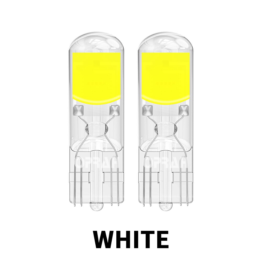 

2 шт. W5W светодиодные лампы T10 Canbus Led Sapphire COB без привода супер яркие автомобильные купольные лампы для чтения лампа номерного знака 6000K белый