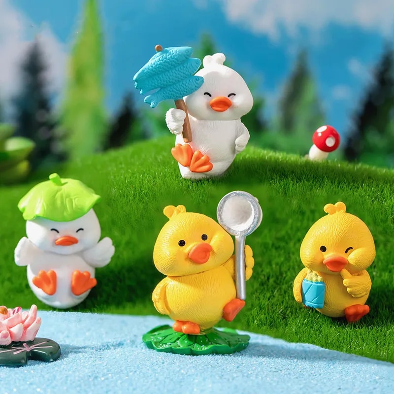 

Миниатюрные фигурки уток Tongyue
