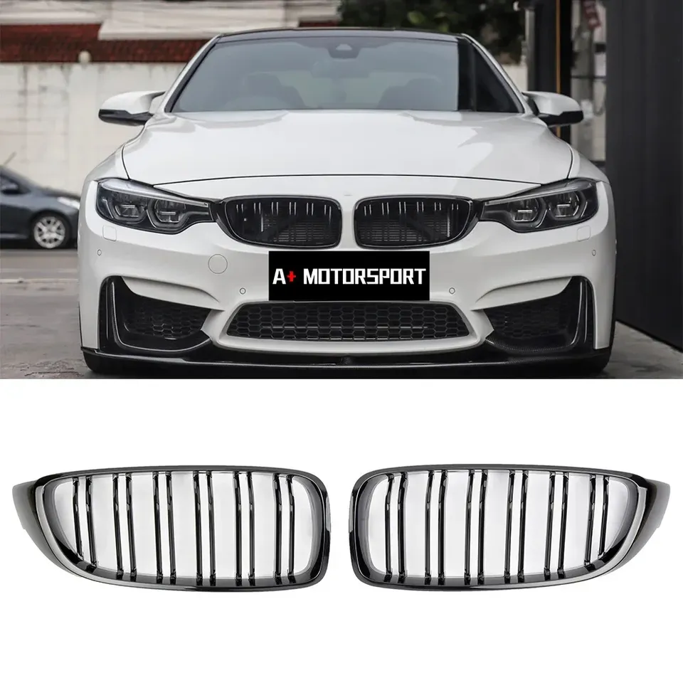 

Черная передняя решетка радиатора Glacier для BMW F32 F33 F36 F80 F82 2013-2020, строительная решетка 425i 430i 440i 435i