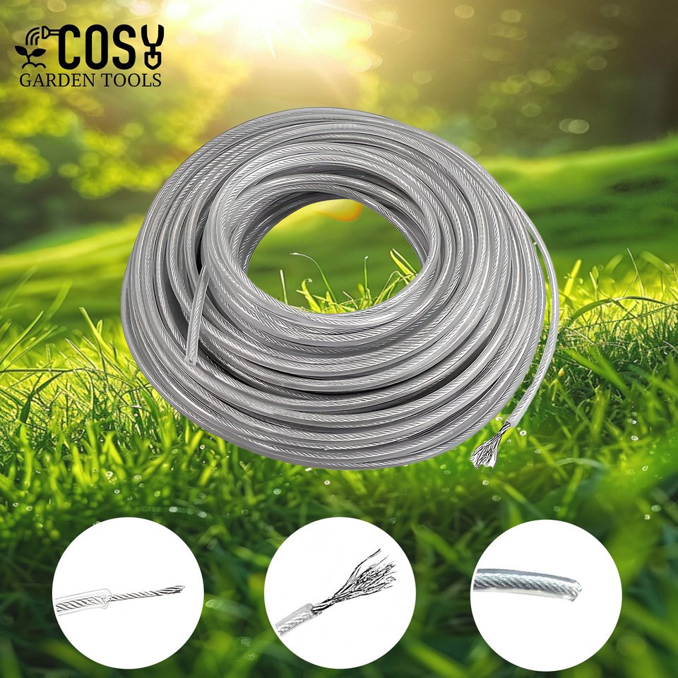 

Стальная леска для триммера COSY GARDEN TOOLS
