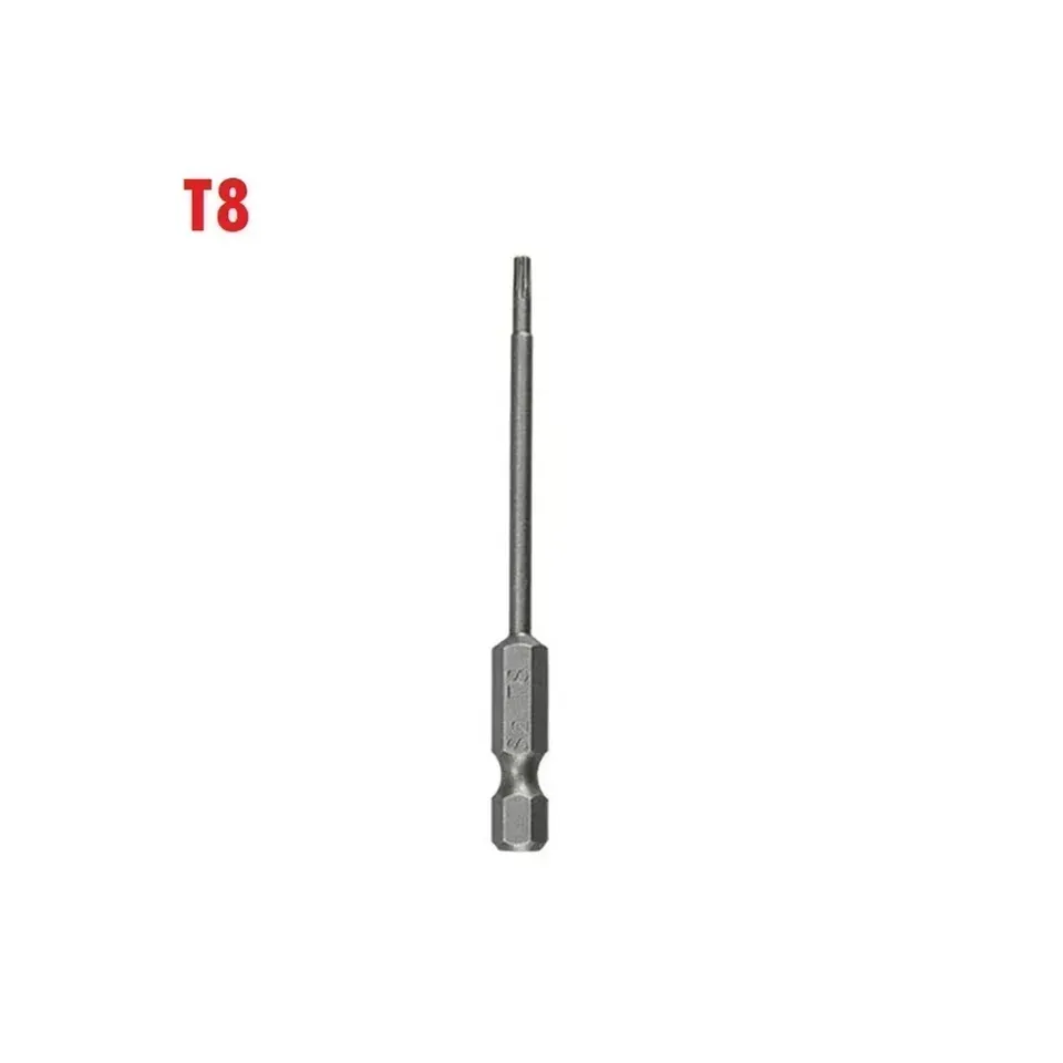 

1 шт., 75 мм, полая отвертка Torx, шестигранный хвостовик T7-T40, магнитная головка, защита от несанкционированного доступа, звездообразные отвертки, биты, ручные инструменты